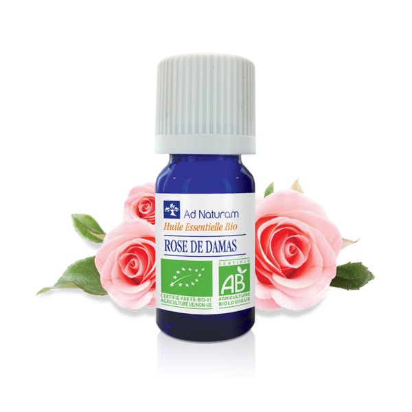 Huile Essentielle de Rose de Damas BIO Ad Naturam propriétés et bénéfices