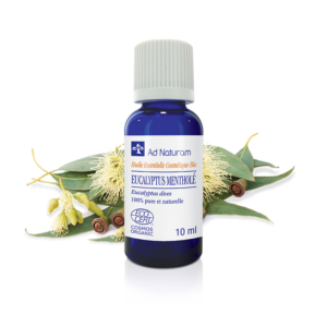 huile essentielle d'eucalyptus mentholé dives Ad Naturam propriétés et bénéfices