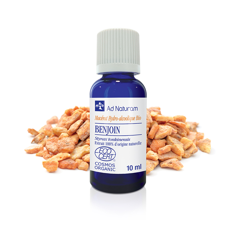 Huile essentielle de Benjoin BIO Ad Naturam propriétés et bénéfices