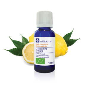 huile essentielle de citron jaune BIO Ad Naturam Propriétés et bénéfices