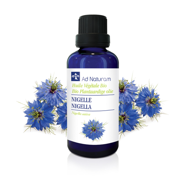 Huile vegetale Nigelle BIO Ad Naturam propriétés et bénéfices