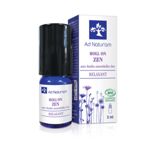 Roll On ZEN aux huiles essentielles BIO Ad Naturam, relaxant