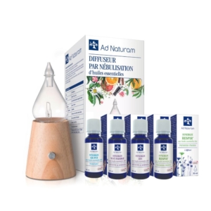 Diffuseurs à nébulisation et Synergies à diffuser : air pur, zen, nuit paisible, respir